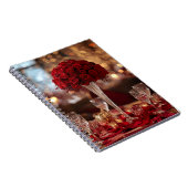 Romantic Rose Valentine Love Story Writing Journal ノートブック (右側)