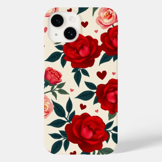 Romantic Roses Case-Mate iPhoneケース (裏面)