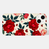 Romantic Roses Case-Mate iPhoneケース (裏面 (横))