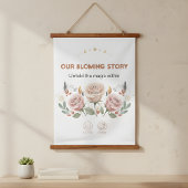 Romantic Roses Flowers Tapestry 吊り下げ型タペストリー