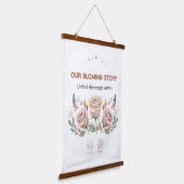 Romantic Roses Flowers Tapestry 吊り下げ型タペストリー (傾斜あり)