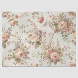 Romantic Roses & Wildflowers Vintage Garland 薄葉紙