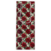 Romantic Roses Wine Gift Bag ワインギフトバッグ (正面)