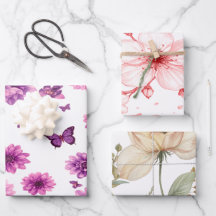 Romantic Rosy Blossom Harmony Creamy Pink Floral