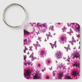 Romantic Rosy Floral キーホルダー (正面)