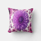 Romantic Rosy Floral クッション (正面)