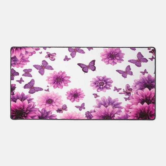 Romantic Rosy Floral デスクマット (正面)