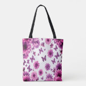 Romantic Rosy Floral トートバッグ (裏面)