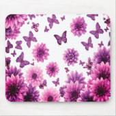 Romantic Rosy Floral マウスパッド (正面)