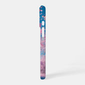 Romantic Sakura - Heart Blossom Phone Case iPhone 16ケース (左側面)