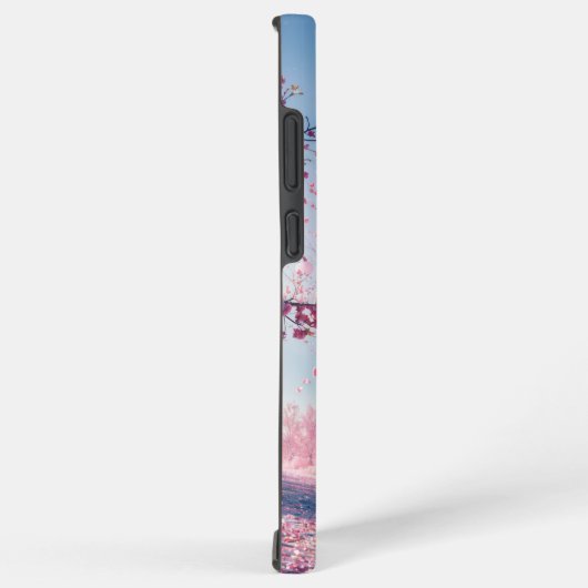 Romantic Sakura - Heart Blossom Phone Case Samsung Galaxyケース (右側面)