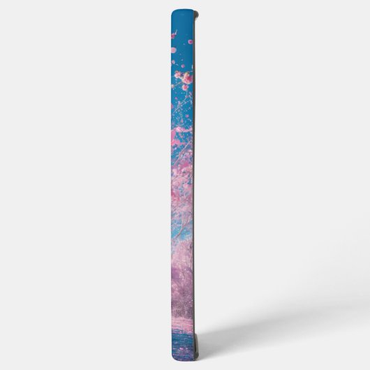 Romantic Sakura - Heart Blossom Phone Case Samsung Galaxyケース (左側面)