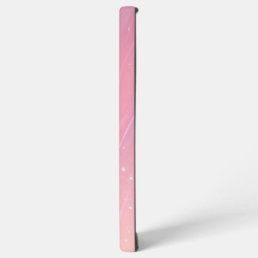 Romantic Sakura - Soft Pink Gradient Phone Case Samsung Galaxyケース (左側面)