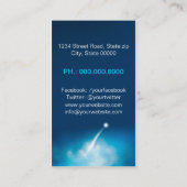 Romantic Shooting star business card 名刺 (裏面)