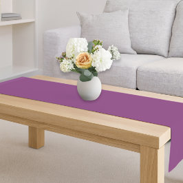 Romantic solid lila spring decor ショートテーブルランナー