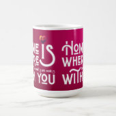 Romantic Soulmate Valentine's Day Two-Tone Mug コーヒーマグカップ (中央)