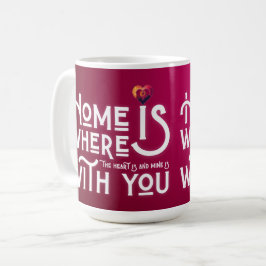 Romantic Soulmate Valentine's Day Two-Tone Mug コーヒーマグカップ