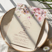 Romantic Spring Blossom Wedding 招待状