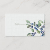 Romantic summer berries Wedding Place Card プレイスカード (正面)