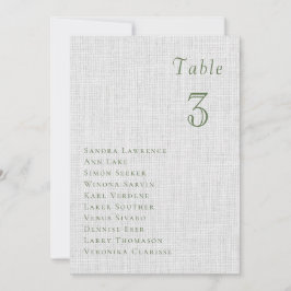 Romantic summer berries Wedding Table Seating Card 招待状