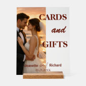 Romantic Sunset Beach Wedding Vows アクリルサイン (正面)