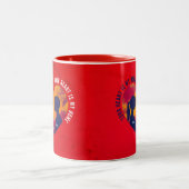 Romantic Sunset Soulmates Your Heart My Home Mug ツートーンマグカップ (中央)