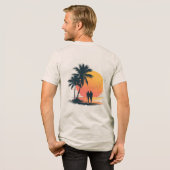 Romantic Sunset Stroll トライブレンドＴシャツ (フル背面)