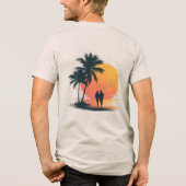 Romantic Sunset Stroll トライブレンドＴシャツ (裏面)