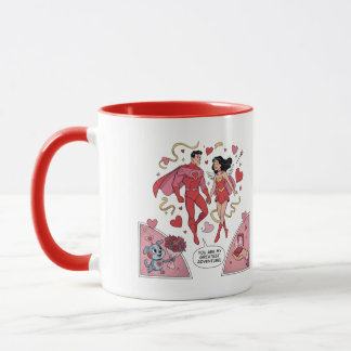 Romantic Superhero Couple Valentine’s Coffee Mug マグカップ