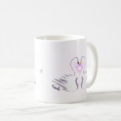 Romantic Swan Love Elegant Double-Sided Mug Cup コーヒーマグカップ (正面右)