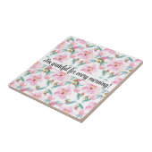 Romantic sweet cherry Blossom art タイル (側面)