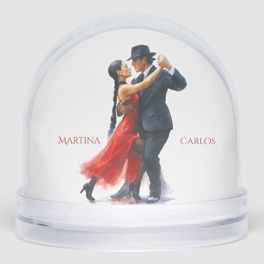 Romantic Tango Dance Couple Personalized Gift (正面)