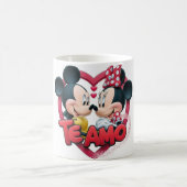 Romantic “Te Amo” Cartoon Couple Mug コーヒーマグカップ (中央)