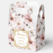 Romantic & Timeless blush floral wedding favor box フェイバーボックス (オープン)