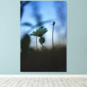 Romantic Trees & Flowers – Botanical Fantasy Boho キャンバスプリント (インサイチュ (ウッドフロア))