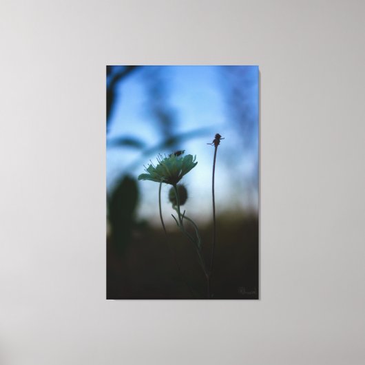 Romantic Trees & Flowers – Botanical Fantasy Boho キャンバスプリント (正面)