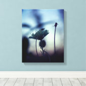 Romantic Trees & Flowers – Botanical Fantasy Boho キャンバスプリント (インサイチュ (ウッドフロア))