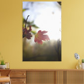 Romantic Trees & Flowers – Botanical Fantasy Boho キャンバスプリント (インサイチュ (リビング))