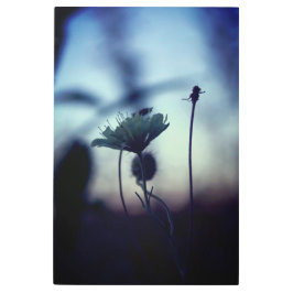 Romantic Trees & Flowers – Botanical Fantasy Boho メタルプリント