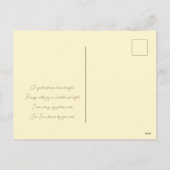 Romantic Trees & Flowers – Botanical Fantasy Poem  シーズンポストカード (裏面)