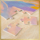 Romantic Twin Soul Love Man and Woman with Heart - ジグソーパズル