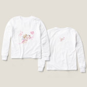 Romantic Valentine Art with Pink Heart Glow (デザイン 正面＆背面)