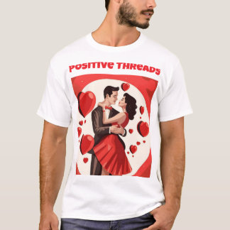 Romantic Valentine Couple T-Shirt | Love Heart 💚  Tシャツ