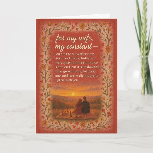 Romantic Valentine’s Cards for My Wife カード (正面)