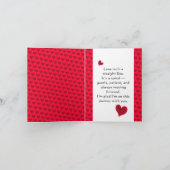 Romantic Valentine’s Day card  シーズンカード (内部)