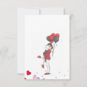 Romantic Valentine’s Day Card – You Are the Best P サンキューカード (裏面)