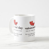 Romantic Valentine’s Day Gift for Him or Her コーヒーマグカップ (正面左)