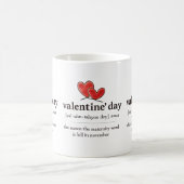 Romantic Valentine’s Day Gift for Him or Her コーヒーマグカップ (中央)
