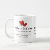 Romantic Valentine’s Day Gift for Him or Her コーヒーマグカップ (左)