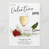 Romantic Valentine’s Day Party 招待状 (正面)
